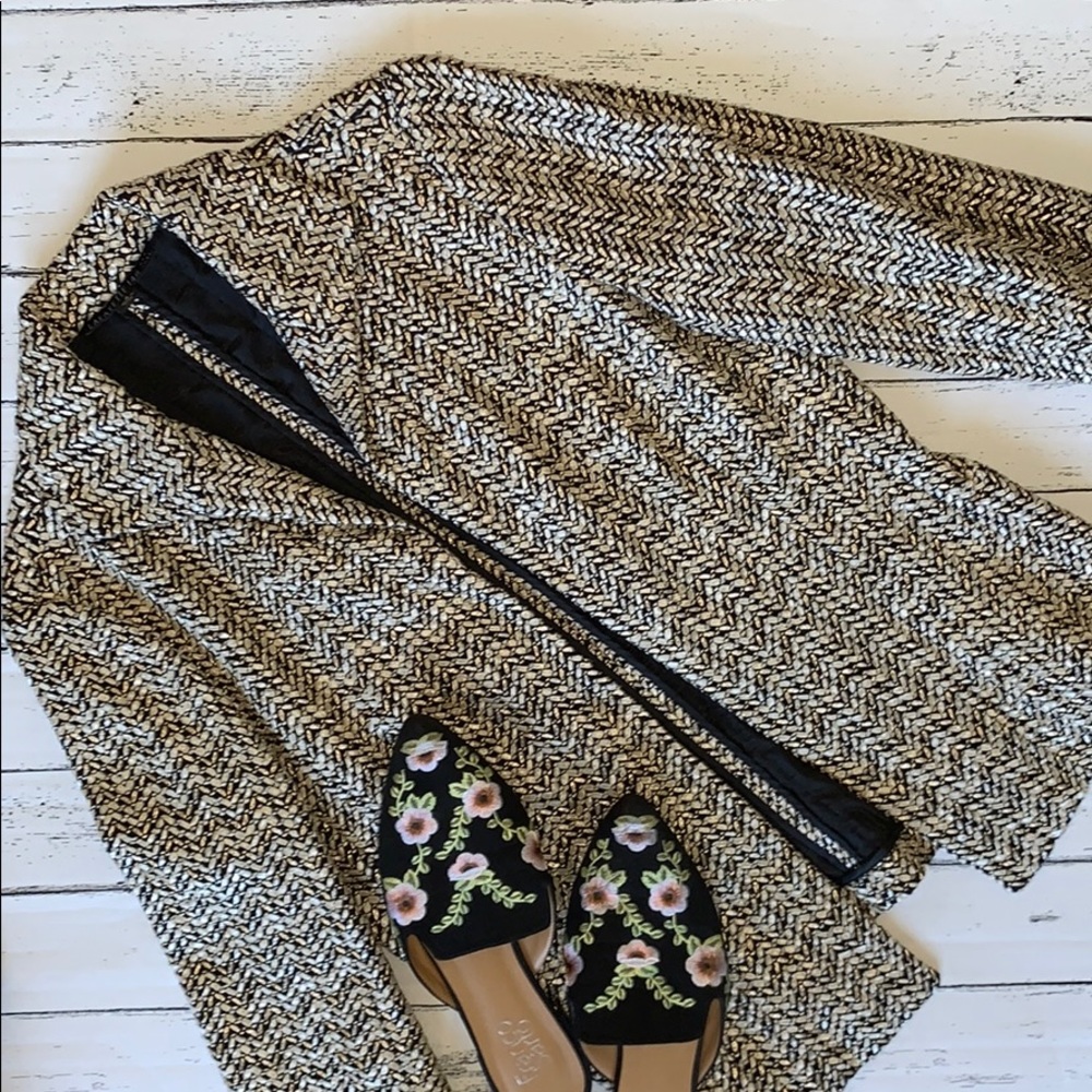Lafayette 148 | Tan & Black Blazer
